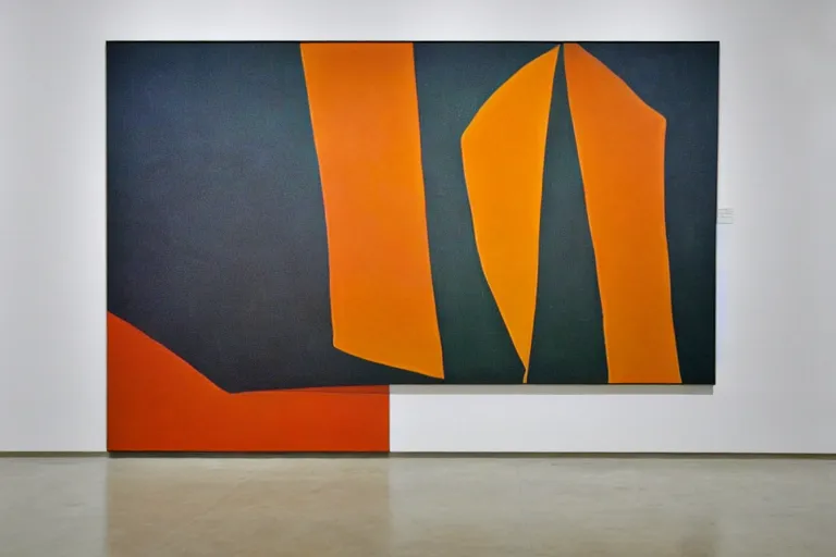 Image similar to large scale painting by ivan serpa and helio oiticica, high resolution art scan, well lit