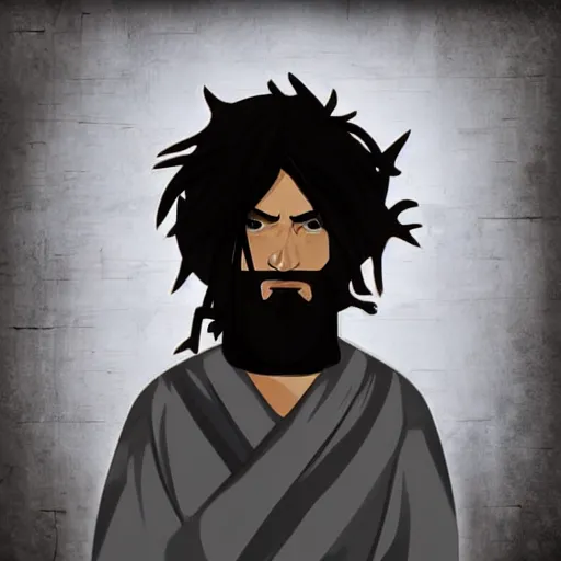 Image similar to jesus ninja