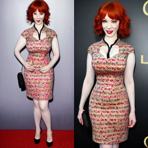 Image similar to Christina Hendricks with qipao dress,