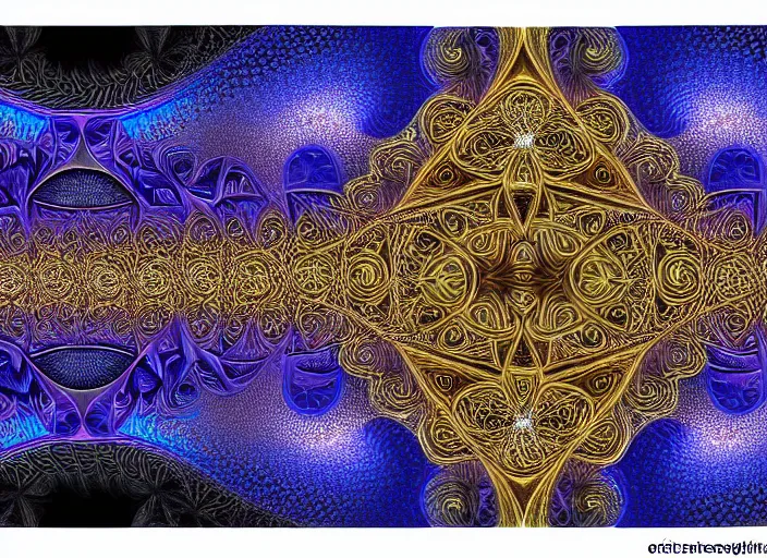 Prompt: an intricate and beautiful fractal in the style of fractal architect,