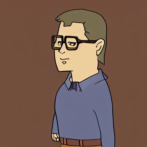 Prompt: king of the hill, dark brandon, animation, high quality