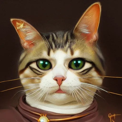 Image similar to Portrait of a Cat as Super Mario, nintendo, highly detailed, digital painting, artstation, concept art, smooth, sharp focus, illustration, art by artgerm and greg rutkowski and alphonse mucha