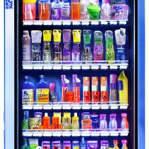 Prompt: futuristic medical vending machine