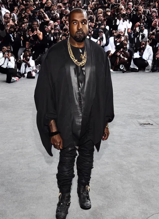 Image similar to Kanye West as the Black Panther