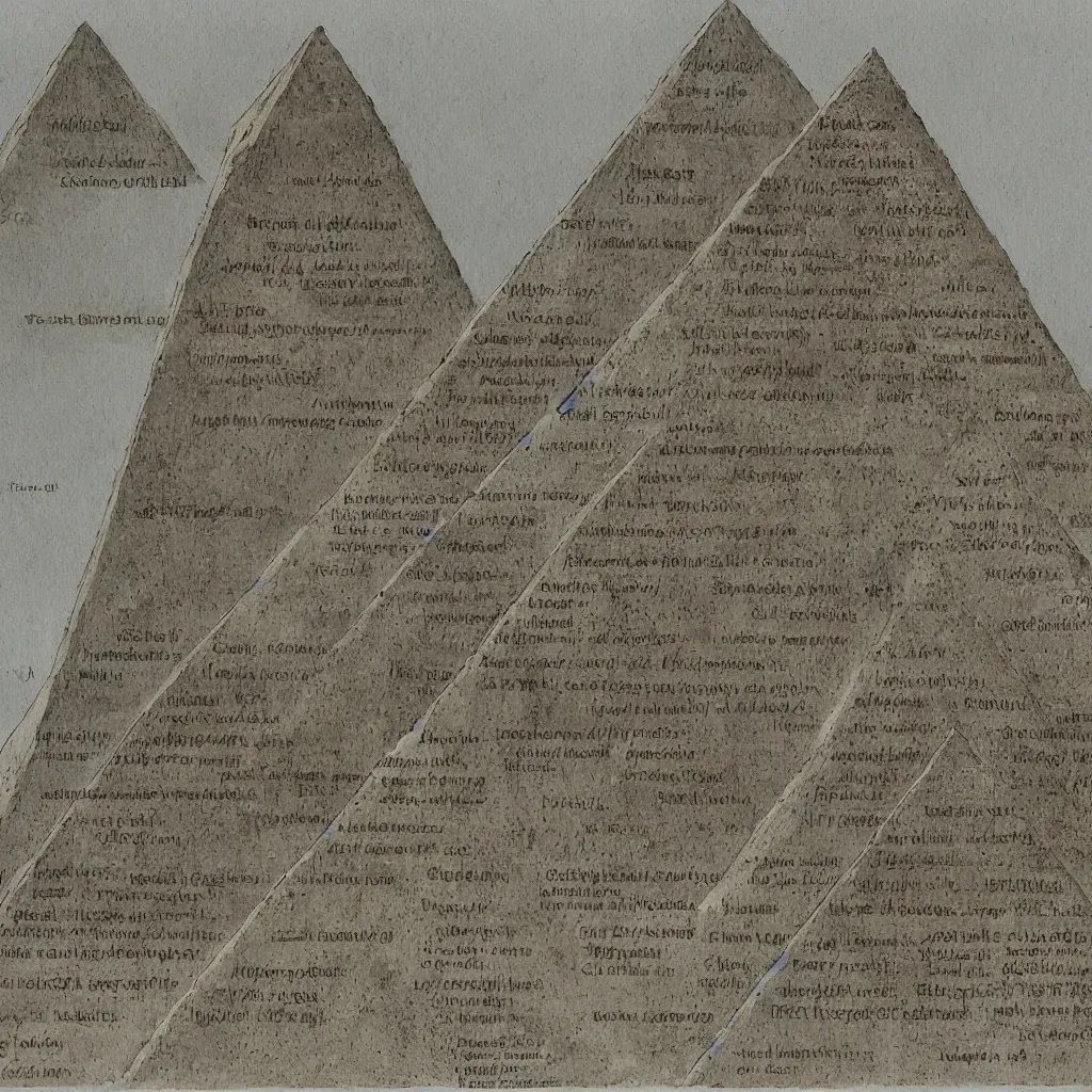 Image similar to pyramid cross section