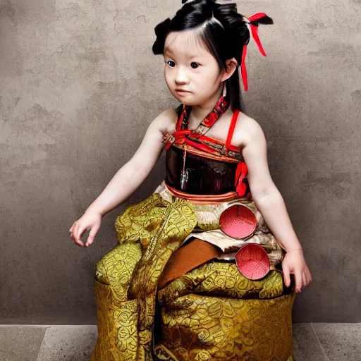 Prompt: edo style, steampunk, lilia alvarado