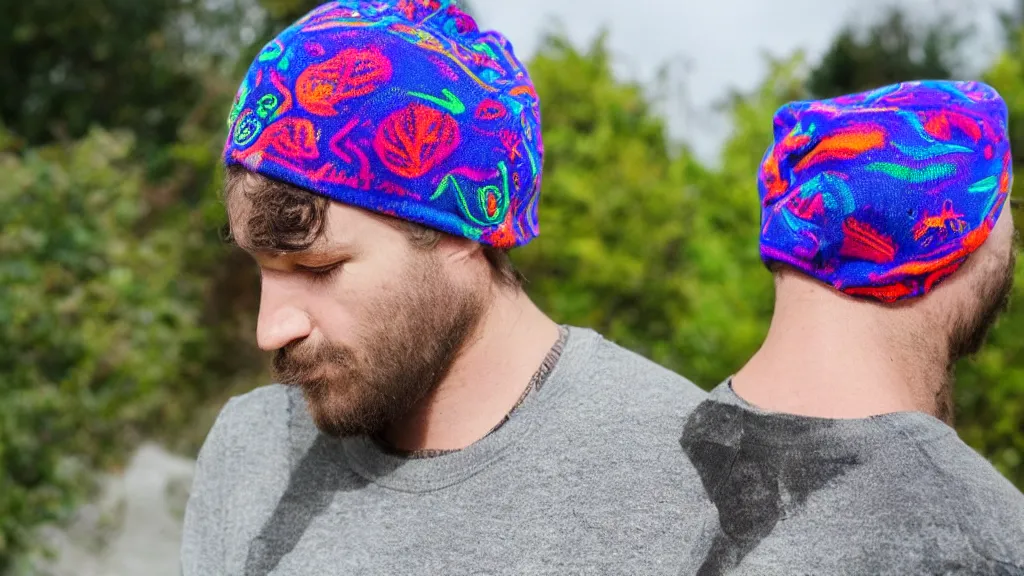 Image similar to psychedelic resourceful fence eel toques