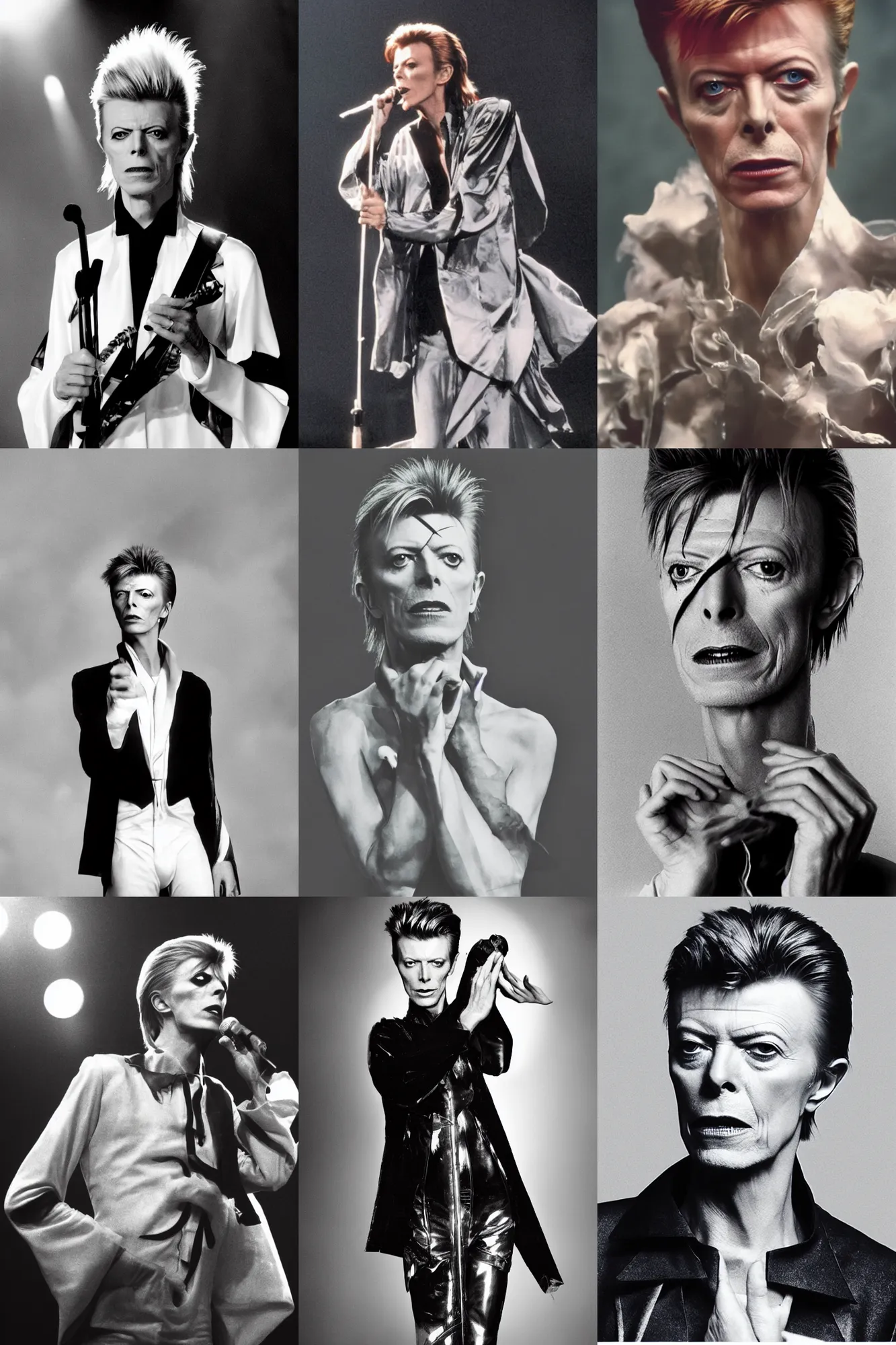 Prompt: David Bowie as Dream of the Endless