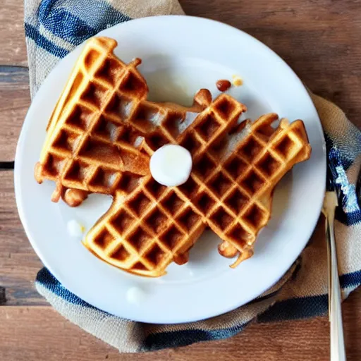 Image similar to i cant make a waffle,