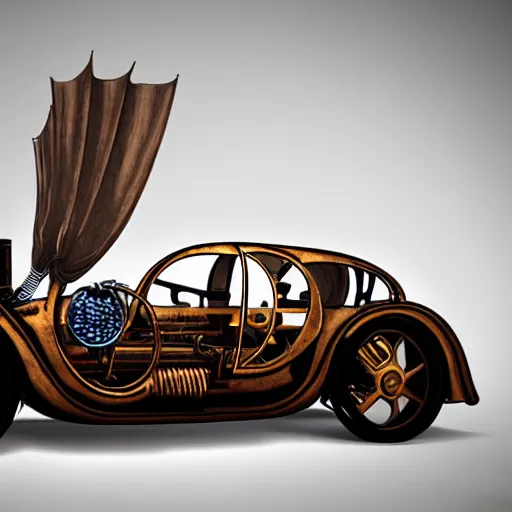 Image similar to steampunk Bugatti