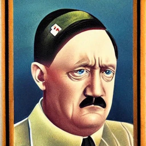 Image similar to hitler as an old man, 8 k