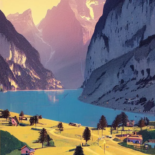 Prompt: Lauterbrunnen Valley, by Natasha Chomko and Jesse Treece-n 9