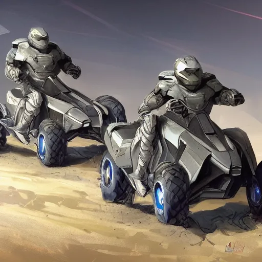 Image similar to concept art blueprint halo new atv vehicles by tony stark