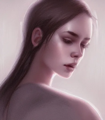 Image similar to drawing of a woman with a pretty face, a perfect body, wearing casual clothes, character design by charlie bowater, detailed, soft lighting, rendered in octane