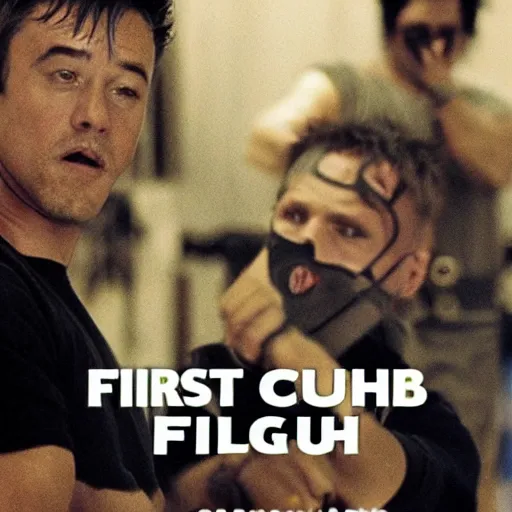 Image similar to first rule of fight club