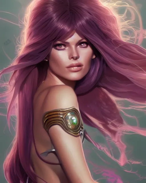 Image similar to ultra realistic illustration, brigitte bardot as starfire anime, intricate, elegant, highly detailed, digital painting, artstation, concept art, smooth, sharp focus, illustration, art by artgerm and greg rutkowski and alphonse mucha and wlop