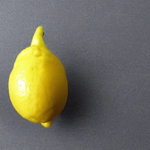 Image similar to i saw a lemon that looks human, i will describe it as in shape of a human with legs of lemons and round body.