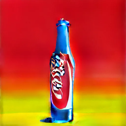 Image similar to coke bottle by shusei nagaoka, kaws, david rudnick, airbrush on canvas, pastell colours, cell shaded, 8 k