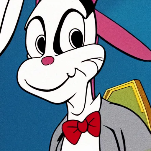 Image similar to Bugs Bunny hanging out with Walter White