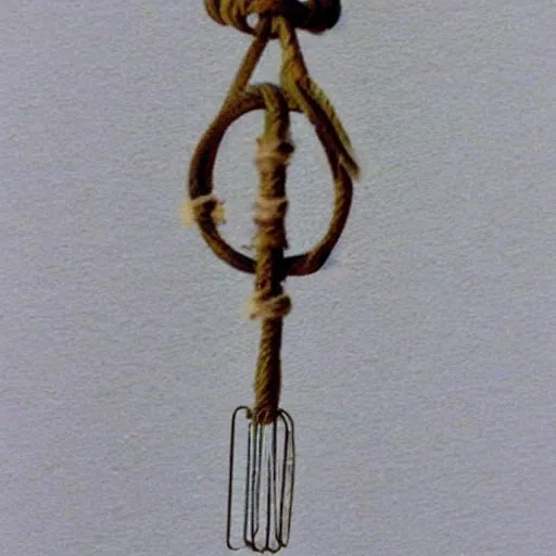 Image similar to This is a sketch of a wind chime made from the pieces of a broken mug. It shows the mug handle as the top piece with strings attached to it, and the bottom pieces of the mug hanging down like little bells, sketch, illustration, artstation
