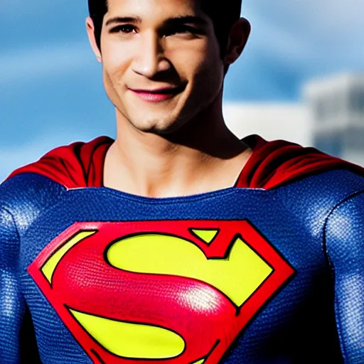 Prompt: tyler posey as superman, photorealistic, 4k HD