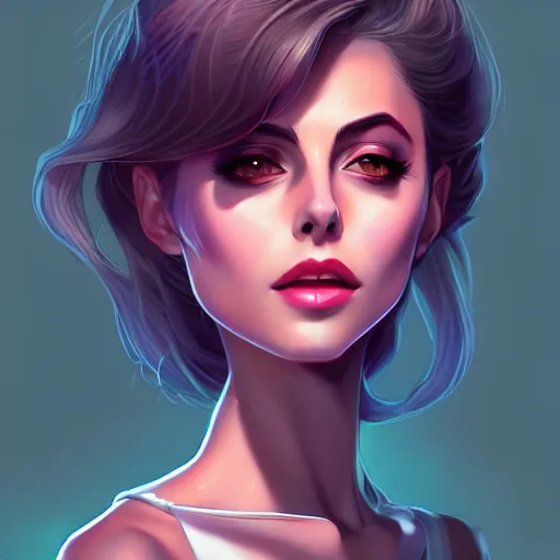 Prompt: a portrait of a beautiful willa holland 1 9 9 0 s style clothes, art by lois van baarle and loish and ross tran and rossdraws and sam yang and samdoesarts and artgerm, digital art, highly detailed, intricate, sharp focus, trending on artstation hq, deviantart, unreal engine 5, 4 k uhd image