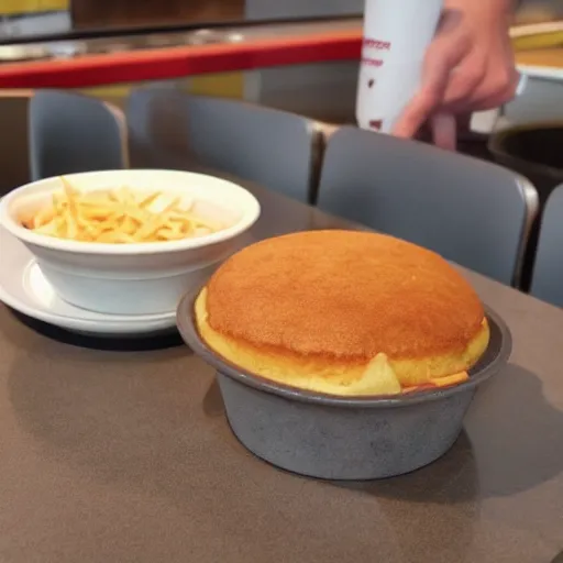 Prompt: Mcdonalds new dish - the McSouffle