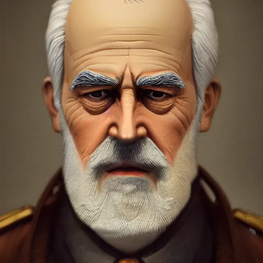 Image similar to hyperrealistic mixed media image of Robert E Lee, stunning 3d render inspired art by István Sándorfi and Greg Rutkowski, perfect facial symmetry, realistic, highly detailed attributes and atmosphere, dim volumetric cinematic lighting, 8k octane extremely hyper-detailed render, post-processing, masterpiece,