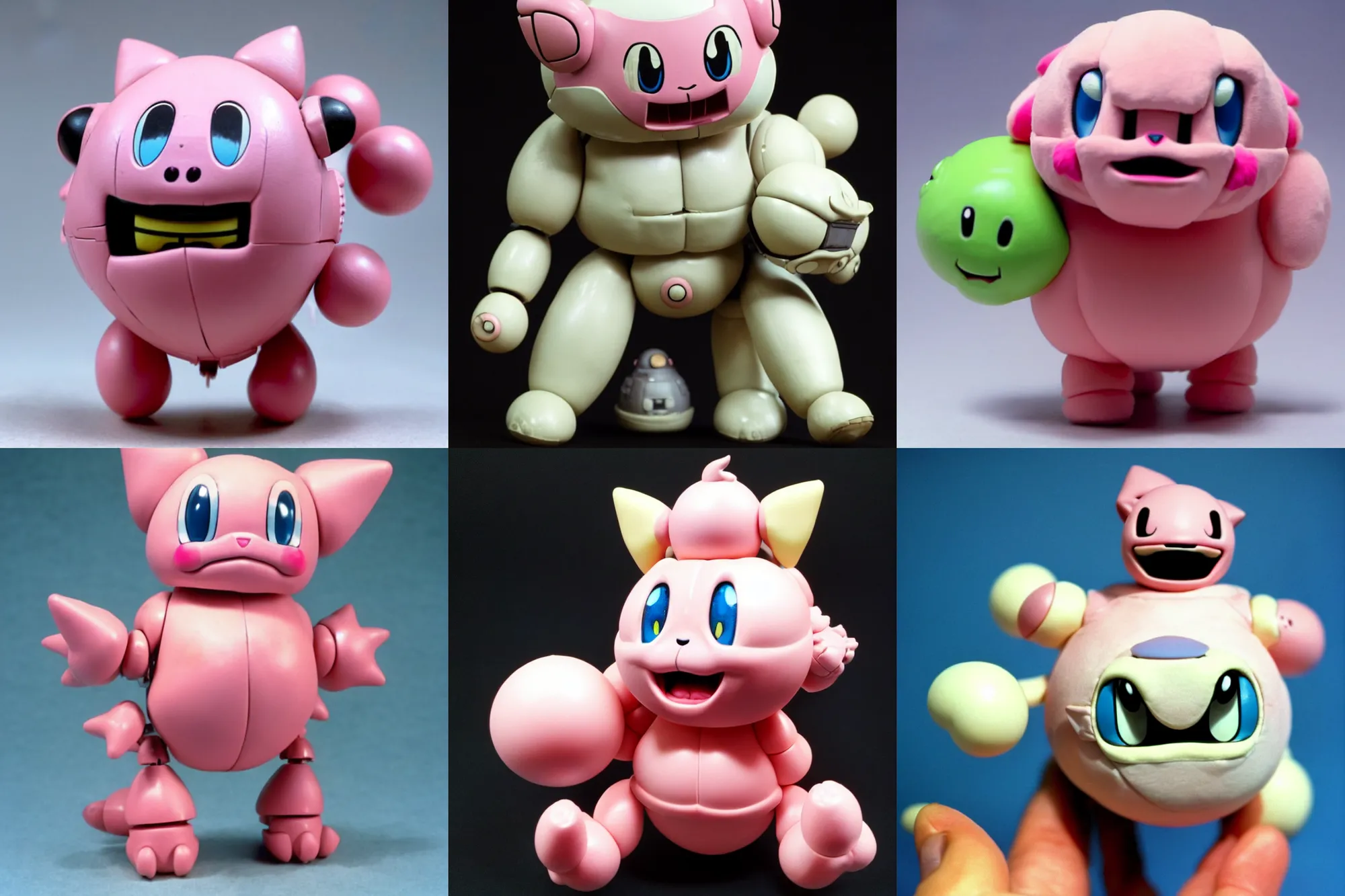 Prompt: A giant mechanized adorable jigglypuff from Aliens (1986) as a 1980's Kenner style action figure, 5 points of articulation, full body, 4k, highly detailed. look at all that detail!