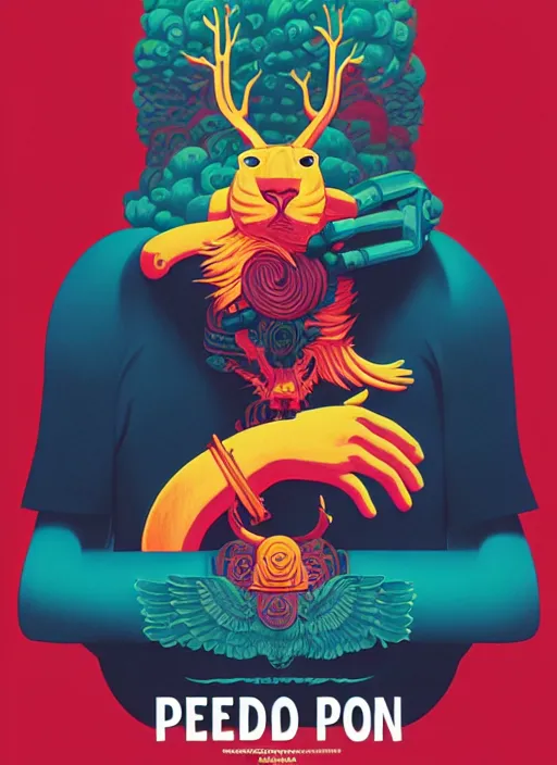 Prompt: concert poster for pedro the lion, tristan eaton, victo ngai, artgerm, rhads, ross draws