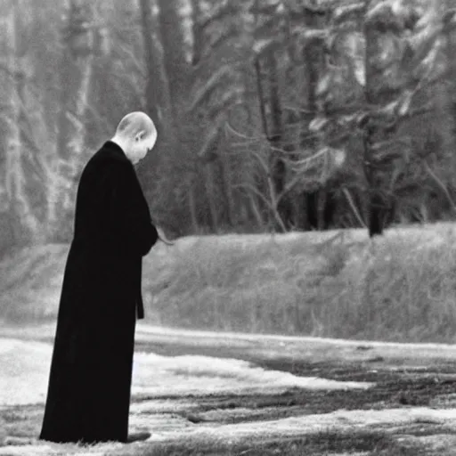 Image similar to Vladimir Putin praying at Hitler