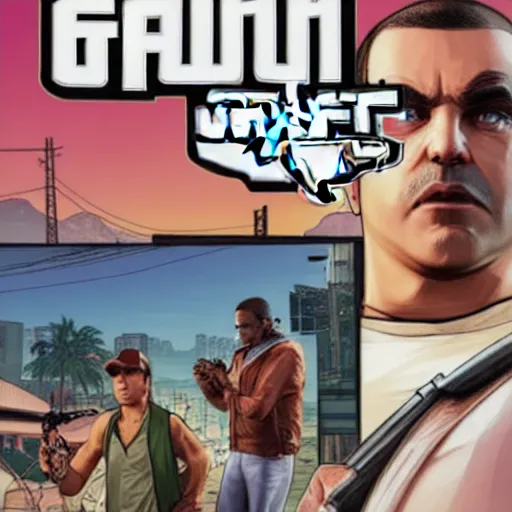 Image similar to gta 6 with augustinho carrara as cover character