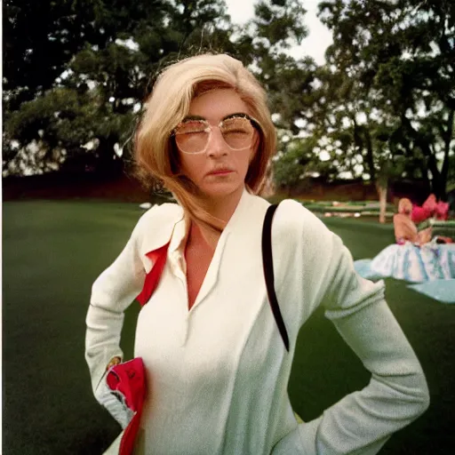 Prompt: a beautiful portrait from slim aarons, 8 k