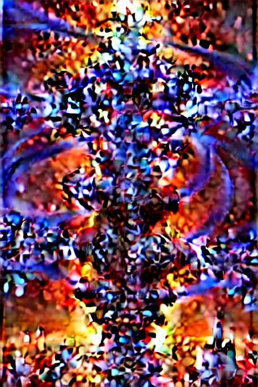 Prompt: a giant fractal mandelbrot mecha, tim hildebrandt, wayne barlowe, robert mccall, bruce pennington, donato giancola, trending on artstation, cinematic composition, beautiful lighting, hyper detailed, 8 k, oil on canvas
