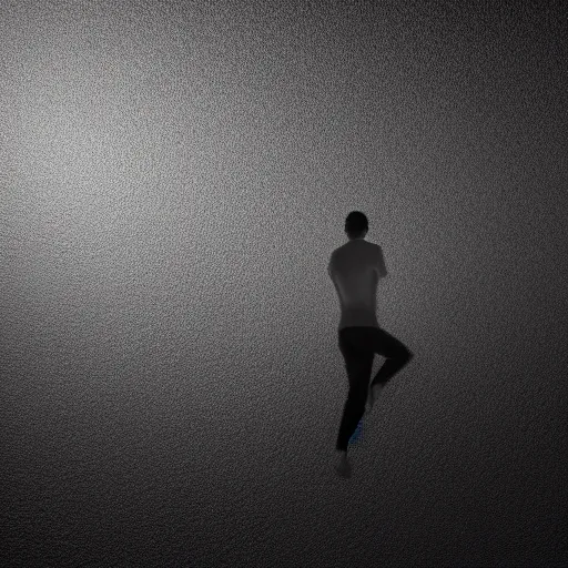 Prompt: floating conciousness in a void, hyperrealistic, 4 k