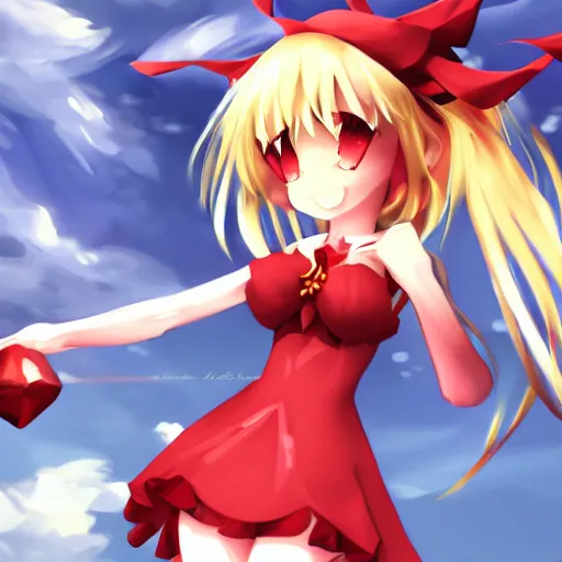 Prompt: flandre scarlet