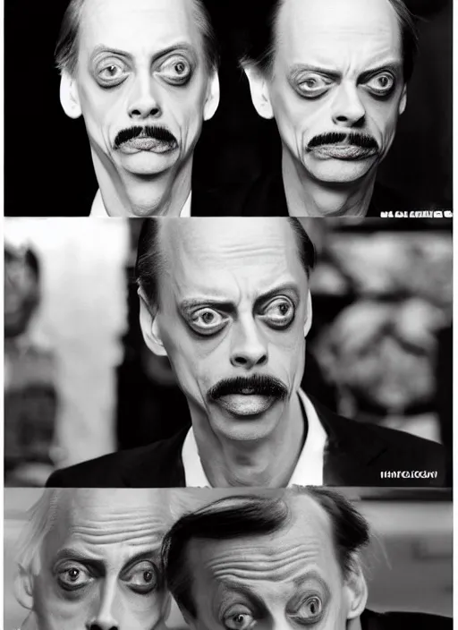 Prompt: john waters steve buscemi hybrid