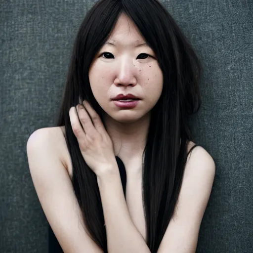 Image similar to incredibly detailed portrait of Ayaka Ohashi, 4K, stunning, award-winning photography