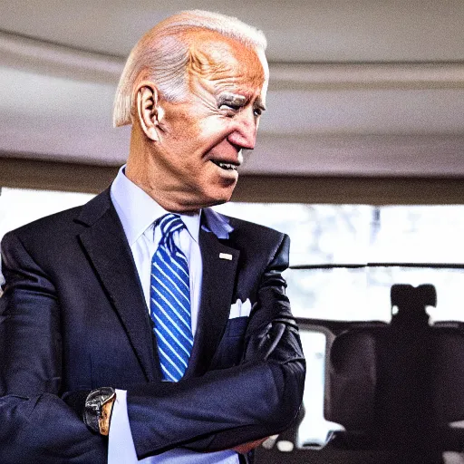 Image similar to still of Joe Biden in JoJo's Bizarre Adventure