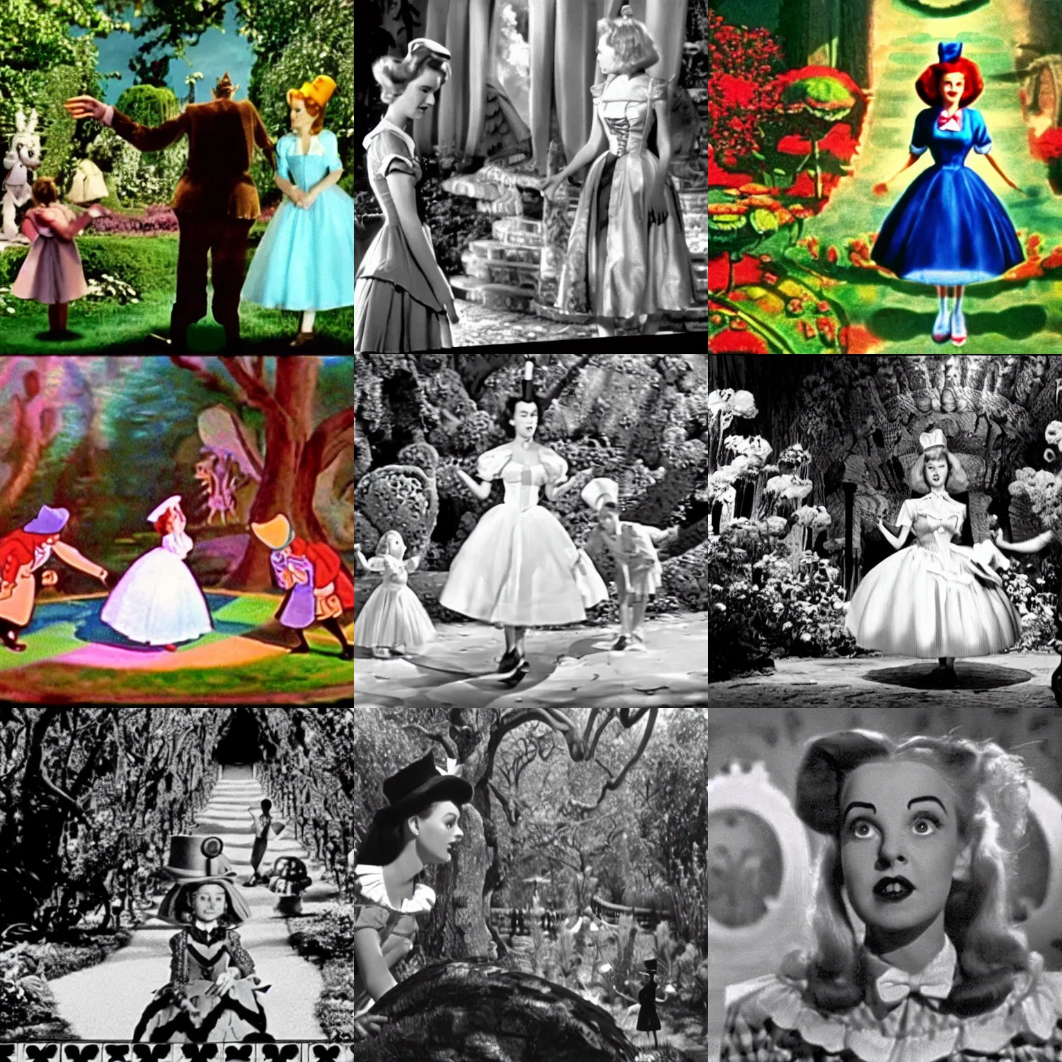 a screenshot from alice in wonderland ( 1 9 5 1 ) | Stable Diffusion ...