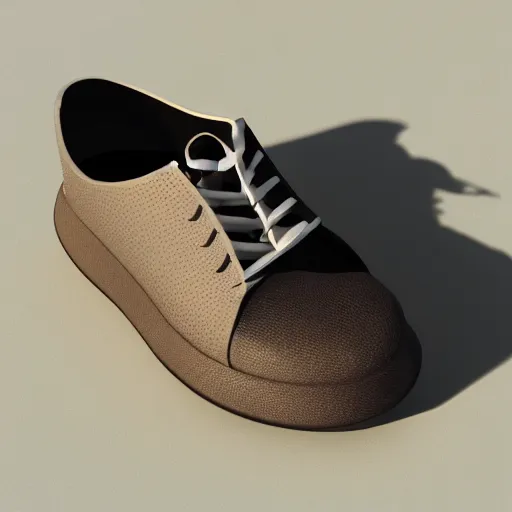 Prompt: koala shoes, ultra realistic. 4 k. vray render
