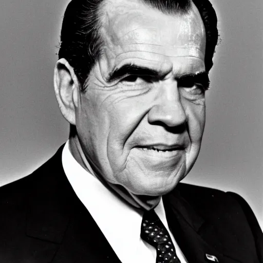 Prompt: Former President Richard Nixon