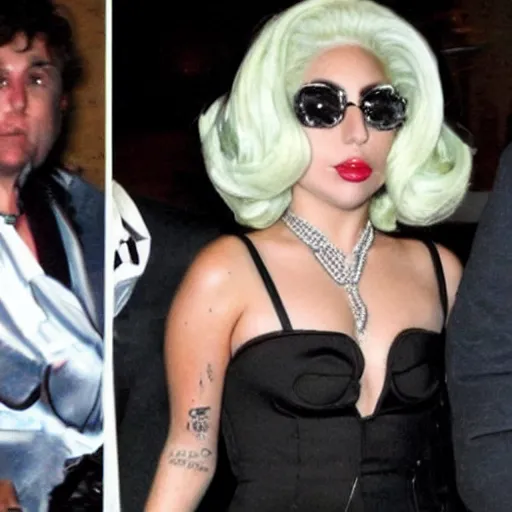 Image similar to lady gaga after doing 1 kg of cocaine, funny