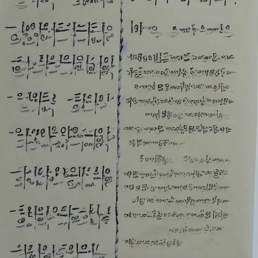 Image similar to poem written in cursive hangul