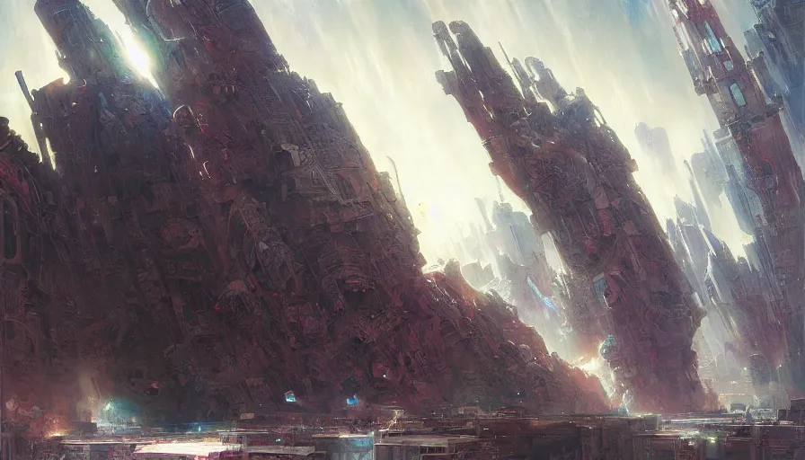 Prompt: supernova, neo brutalism city in space, elephantine, extraterrestrial, painted by ruan jia, raymond swanland, lawrence alma tadema, zdzislaw beksinski, norman rockwell, jack kirby, tom lovell, alex malveda, greg staples