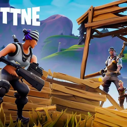 Prompt: fortnite thumbnail, renaissance painting