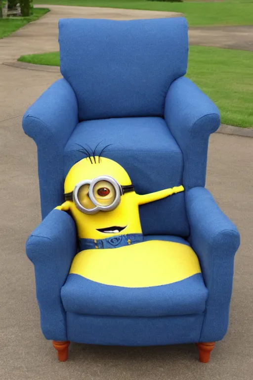 Image similar to Minion armchair