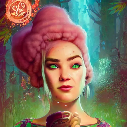 Image similar to lofi biopunk portrait of shrek as a disney princess, pixar style, by tristan eaton stanley artgerm and tom bagshaw.