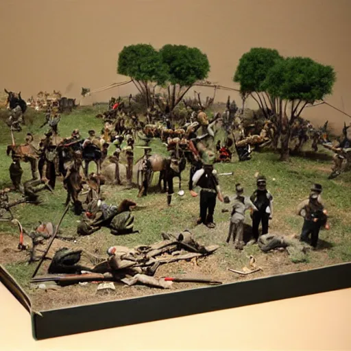 Image similar to civil war diorama