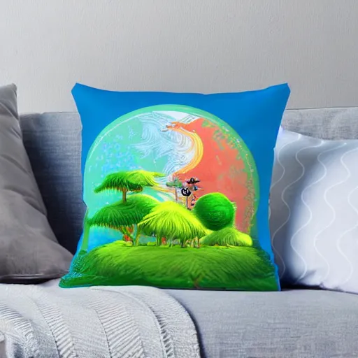 Image similar to Breathtaking nature inspired digital art icon trending on redbubble, masterpiece by Dr seuss